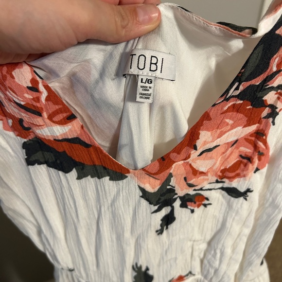 In Mind Ivory Multi Rose Print Maxi Dress - Picture 6 of 6